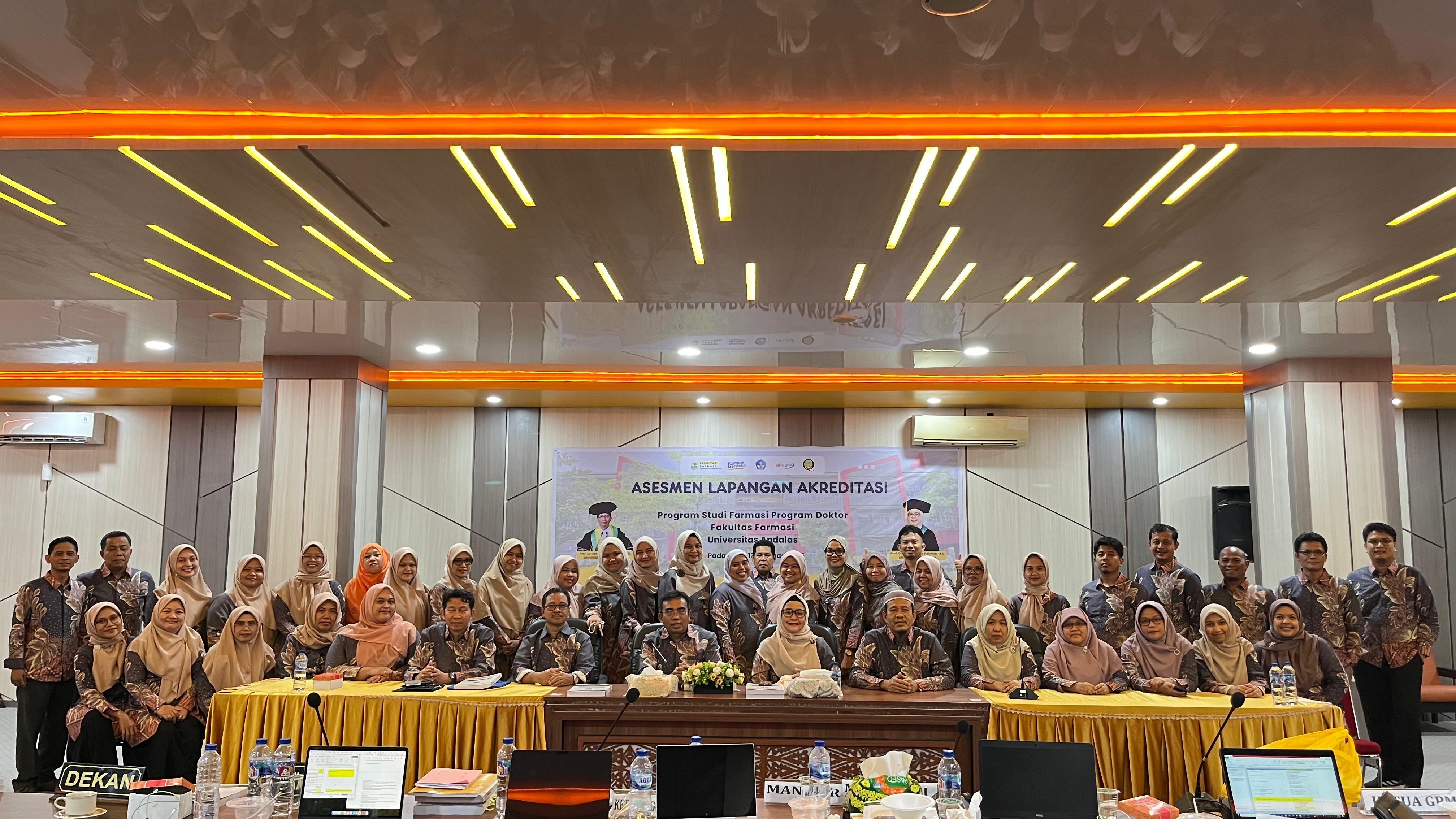 Assesment Lapangan Akreditasi Prodi S3 Fakultas Farmasi UNAND